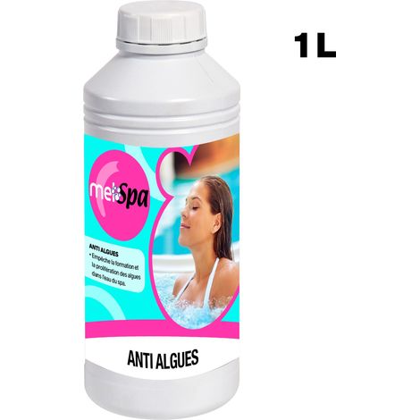 Llofer – Traitement anti algues pour spa 1L – Prévention prolifération algues – Formule concentrée – Efficacité rapide