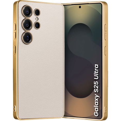 Étui pour Samsung Galaxy S25 Ultra, cuir GKK, gris titane (1/5)