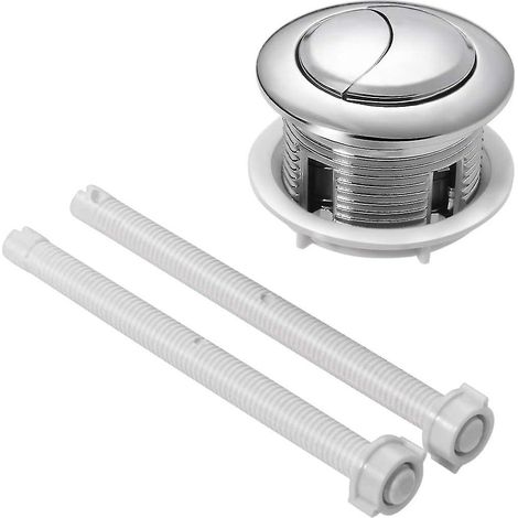 Bouton-poussoir double chasse d'eau 38 mm, bouton de remplacement double chasse d'eau, bouton-poussoir de réparation de réservoir d'eau avec diamètre de filetage (1/5)