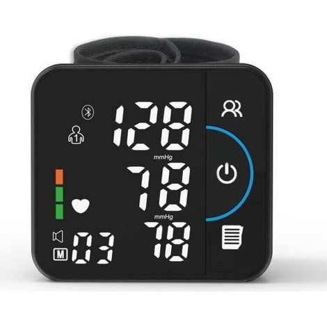 [JAMAIS UTILISÉ]Tensiomètre de poignet - rechargeable, automatique, affichage numérique LED, enregistre jusqu'à 180 mesures avec fonction mémoire.