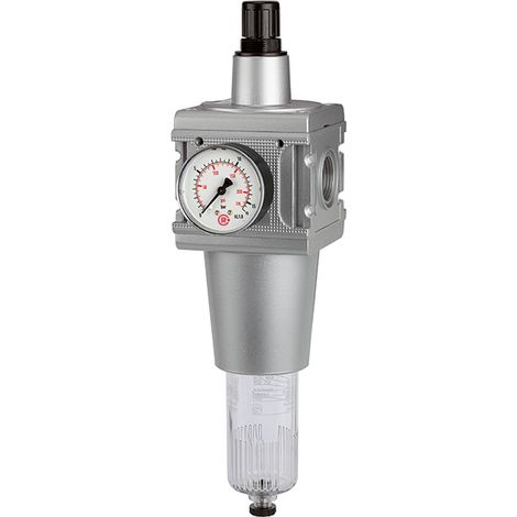 Riegler Filterregler »multifix«, PC-Behälter, BG 5, G 1, 0,2 - 6 bar, HA (1/4)