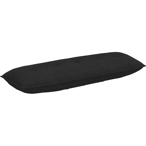 Coussin de Dos Noir 140 x 19 x 50 cm tissu CFW41120 (1/5)