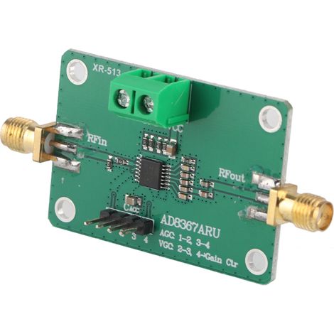 Amplificateur à Large Bande 0.1-500MHz avec AGC pour Radio, Alimentation 2.7-5.5V (1/5)