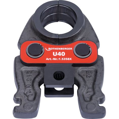 ROTHENBERGER Mâchoire à sertir, Compact, U, 40mm - 015358X