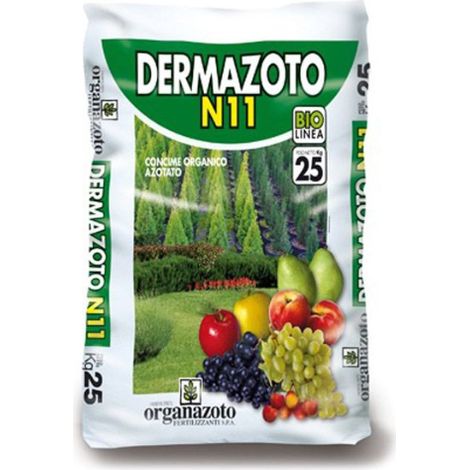 Dermazoto N11 bio 25kg concime organico azotato micropellet Organazoto