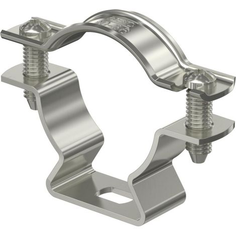 OBO Bettermann Abstandschelle mit Langloch 30-36mm Edelstahl, rostfrei A2 1.4301, 20 Stück, 1362990 (1/4)