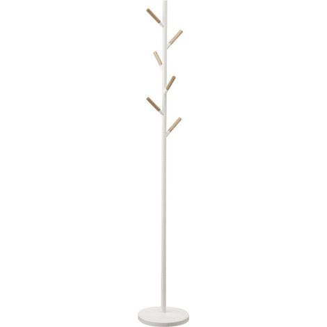 Yamazaki Plain perchero blanco de diseño minimalista