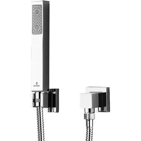 SET DOCCIA CON SUPPORTO E PRESA ACQUA MODELLO CUBE 1 GETTO   BOSSINI SRL