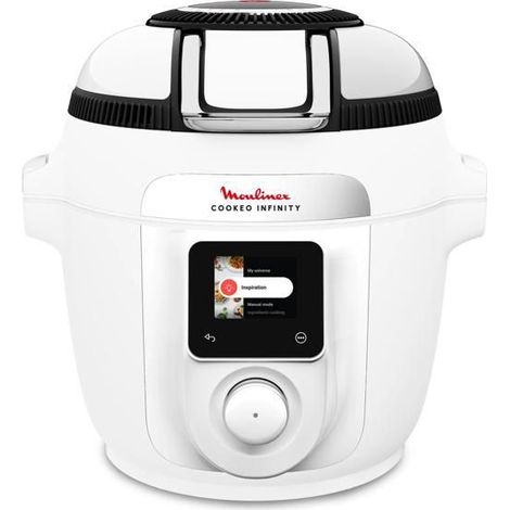 Moulinex – Cookeo Infinity – Multicuiseur 16 programmes – Air fryer et cuisson sous pression – Résultats rapides et croustillants