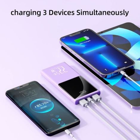 Chargeur de Batterie Externe - - 10000mAh - 22,5W Charge Rapide - PD3.0 - QC4.0 (1/4)