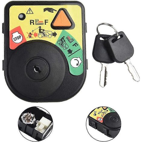 Contacteur d'allumage et clé pour Cub Cadet et MTD 925-06119B 925-04227B - Voir illustration (1/5)