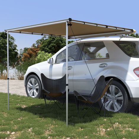 vidaXL Auvent de camping-car et caravane 1,8x2x2,15 m Beige (1/5)