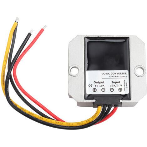 [JAMAIS UTILISÉ]Convertisseur DC-DC, Convertisseur Abaisseur DC12V / 24V à 5V Régulateur Onduleur 10A 50W Convertisseur de Tension Alimentation (1/4)