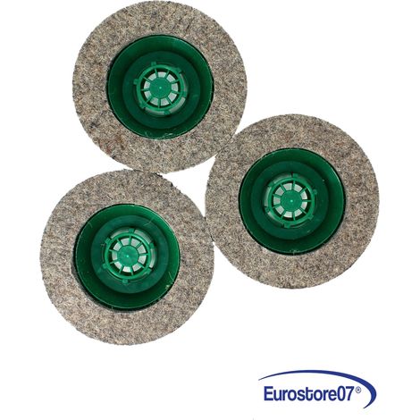 LUCIDATRICE  FOLLETTO   PULILUX PL510 / PL511 / PL512  3 SPAZZOLE CON FELTRO