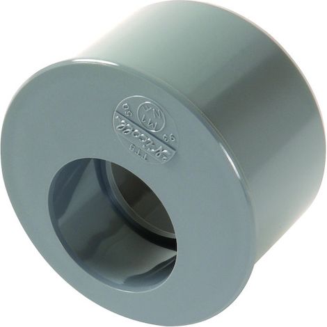 Nicoll – Tampon de réduction Ø93 mâle pour tube MF Ø40 – PVC lisse – Raccordement canalisations – Classement feu NF-M1