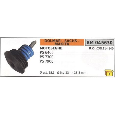 DOLMAR Schwingungsdämpfer für PS 6400 Kettensäge 7300 7900 045630