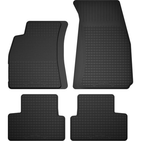 Gummifußmatten, 4er-Set, universell passend für: Audi A6 C6 FL Limousine, Kombi, Avant (2006-2011)