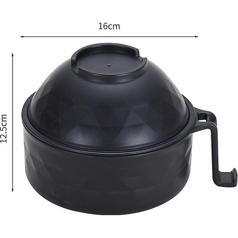 Ensemble de bols à ramen, cuiseur à ramen instantané pour micro-ondes avec baguettes, nouilles ramen rapides, idéal pour les chambres d'étudiants, compatible lave-vaisselle (1/5)