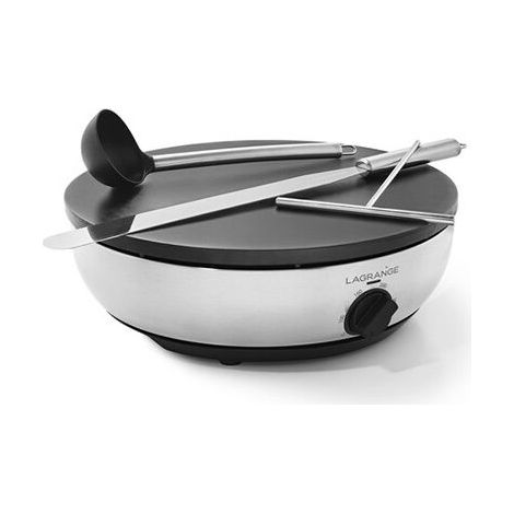 Crepera - Lagrange - 3000 W - Plata - Aluminio - Compatible con todo tipo de fuegos