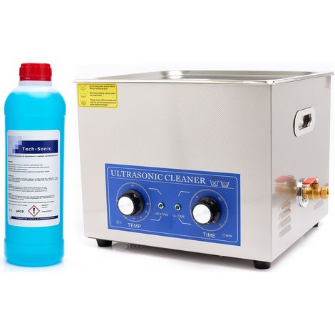 PS-60 15L Pulitore/vasca a ultrasuoni + liquido Tech Sonic 1L (1/5)