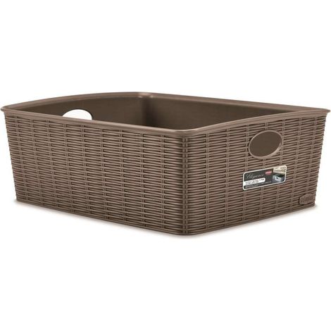 Cesta multiuso Elegance tortora L (1/2)