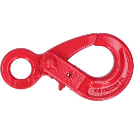 Hitch Tow Hook, Clevis Slip Hook Auto Verrouillage Type d'oeil Type de sécurité Hooks Crochets Tension de Travail 1.12T Hook Slip Hamef de Serrure de Serrure Crochet de la Chaîne de Remorque pour (1/5)