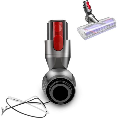 Connecteur pour tête de nettoyage à entraînement direct Dyson V8/V10 – 50 W – Accessoire de connexion pour brosse de sol (1/5)
