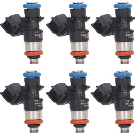 6 injecteurs carburant 5184085AC haute performance, ensemble injecteur remplacement pour Chrysler 200 300 3.6L 2011-2017 (1/5)
