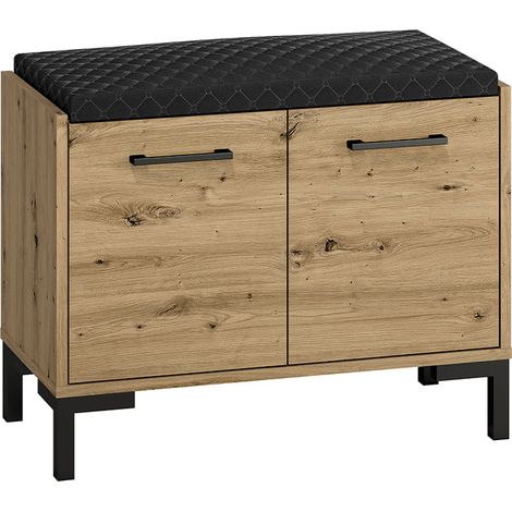 Mueble para zapatos 2 puertas Liora Madera (1/4)