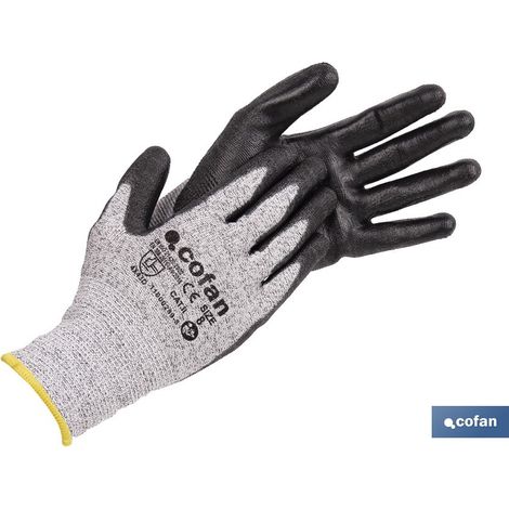 Ultraleichter, schnittfester Handschuh T-7, HPPE-Gewebe, EN 388 zertifiziert, Gewicht 13 g. (1/4)