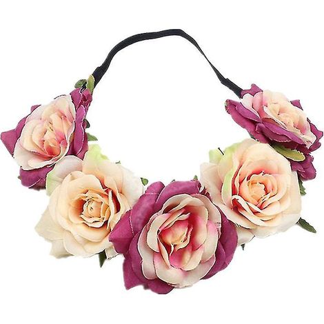 1 Stück Haarband mit Blumenmuster für Schauspielerinnen (1/3)