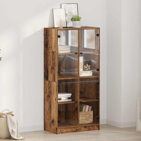 vidaXL  Highboard  Old Wood 68 x 37 x 142 cm Engineered Wood