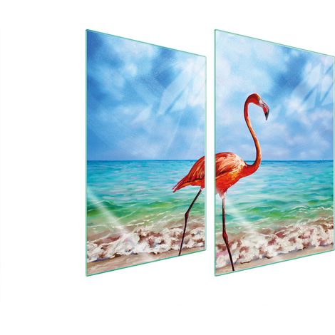 PIASTRA PROTETTIVA IN VETRO PER CUCINA 2x35x52 FLAMINGO (1/5)