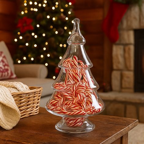 EDG Enzo De Gasperi Contenitore Vaso Pino di Natale H 50 Cm D 24 /12 Cm Natural (1/5)