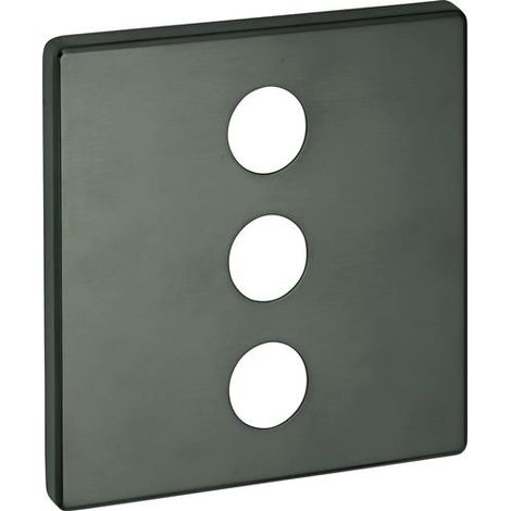 Rosette 48368 carrée pour SmartControl en graphite dur brossé