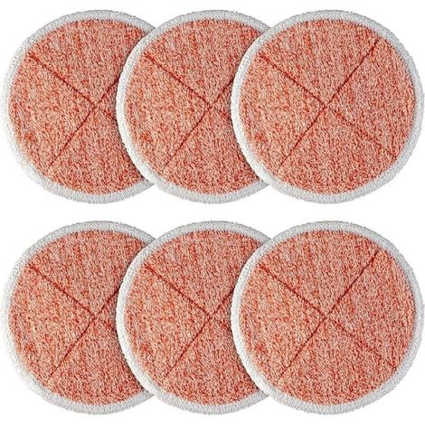 Lot de 6 serpillères à récurer robustes pour serpillères Bissell Spin Hard 2124 2039A (1/5)