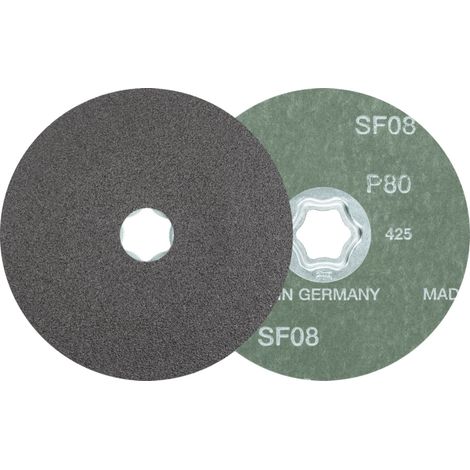 PFERD TOOLS COMBICLICK SiC Fiberscheibe Ø 125 mm SIC80 für harte NE Metalle 25 Stk (1/5)