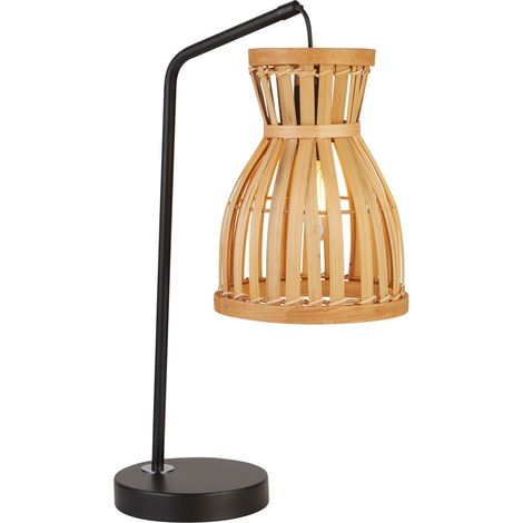 Searchlight Malaga Lampe de table en bambou