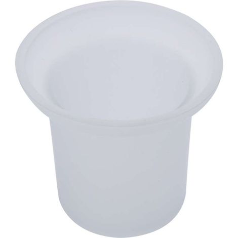 kielle - Réservoir de rechange pour brosse de toilette, en verre dépoli 90403251