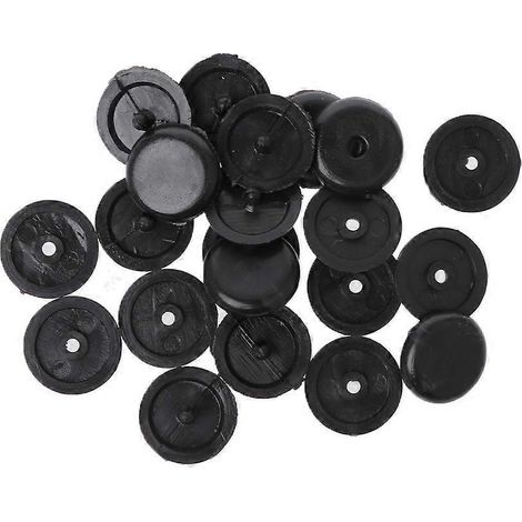 Lot de 10 attaches et clips de fixation pour boucle de ceinture de sécurité avec bouton d'arrêt (1/4)