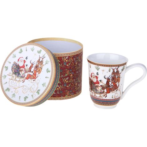 Box con tazza in ceramica per decorazioni natalizie interne (1/4)