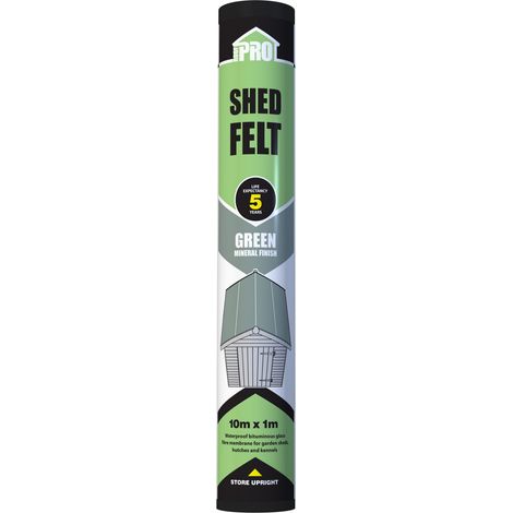 5 Year Green Roofing Felt 10m x 1m