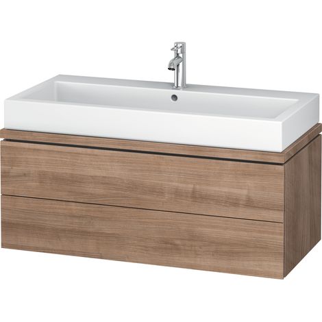 Duravit L-Cube Mueble para consola, ancho 1020mm, profundidad 477mm, 2 cajones LC68230, color: Cerezo del Tesino - LC580907373 (1/5)