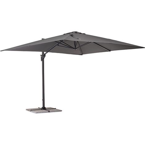 Ombrellone a Braccio in Alluminio  3x4 Antracite Grigio (1/5)