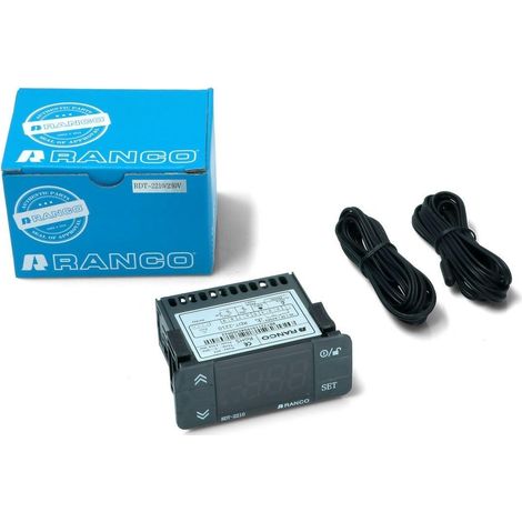 TERMOSTATO DIGITALE FRIGORIFERO 230V RANCO RDT-2210 USCITA  RELE 20A COMPRESSORE
