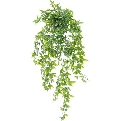 Chute de lierre en pot artificielle H 68 Verte
