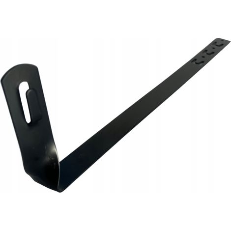 Porte-tuile L-415 torsadé H-70mm ZZ noir