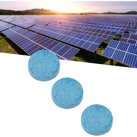 Lot de 3 feuilles de nettoyage pour panneaux solaires, feuilles de nettoyage pour miroirs de sol (1/5)