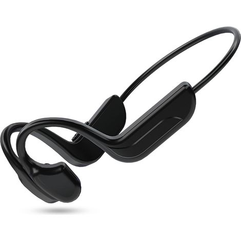 Knochenschallkopfhörer – 1 Stück – Titan – Bluetooth 5.2 IPX4 – Sport: Laufen, Radfahren – Schwarz (1/5)