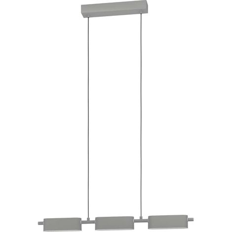Lampe suspendue Rovira Argent Blanc L: 77 B: 5 H: 110cm Dimmable 3000k (1/3)